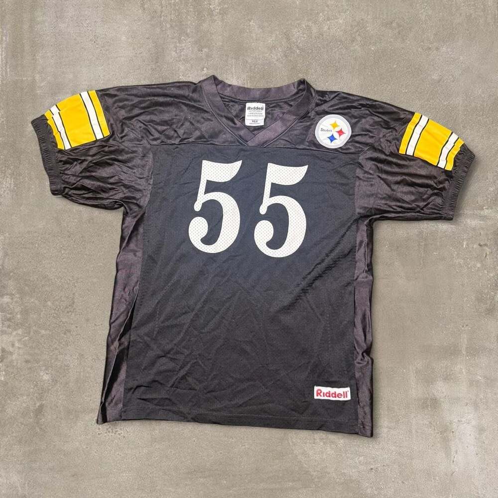 Riddell Pittsburgh Steelers #55 Mesh Jersey Youth Large